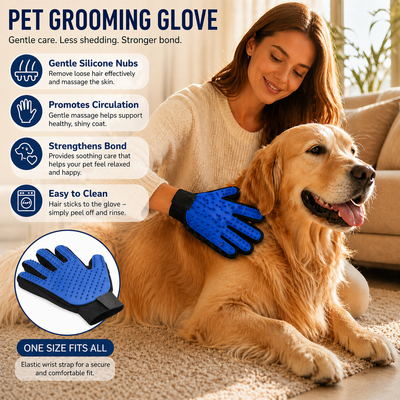 Orbly GentleGroom™ De-Shedding Gloves
